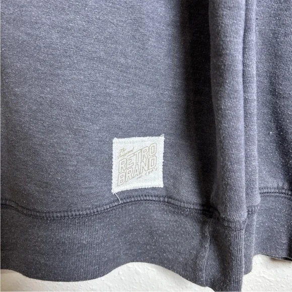 UNC Charlotte 49ers Retro Brand Gray Crew Neck Fleece Sweatshirt Men's Medium - Picture 3 of 12